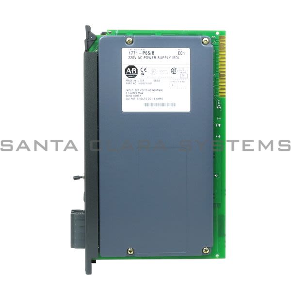 Allen Bradley 1771-P6S Power Supply 8A 220VAC Product Image