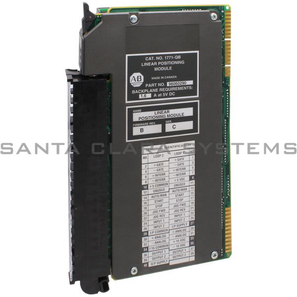Allen Bradley 1771-QB Linear Hydraulic Positioning Module Product Image