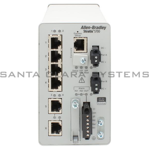 Allen Bradley 1783-BMS06TA Industrial Ethernet Switch | Stratix 5700 Product Image