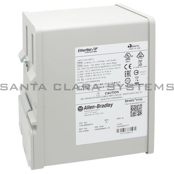 Allen Bradley 1783-BMS06TA Industrial Ethernet Switch | Stratix 5700 Product Image