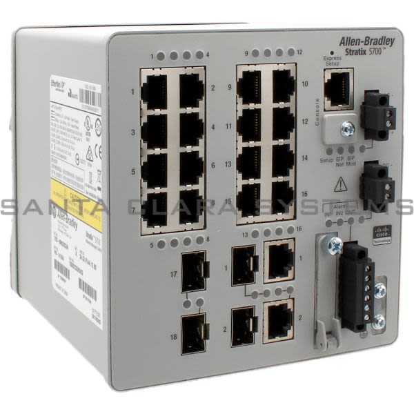 Allen Bradley 1783-BMS20CGN Stratix 5700 Managed Switch Product Image.
