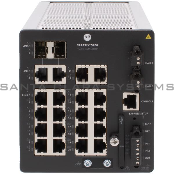 Allen Bradley 1783-CMS20DP Stratix 5200 Switch Product Image