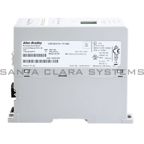 Allen Bradley 1783-ETAP1F EtherNet/IP Tap2 copper ports Product Image
