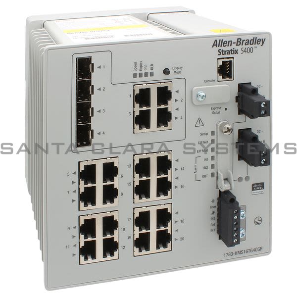 Allen Bradley 1783-HMS16TG4CGR Stratix 5400 Ethernet Swith 20 Port Product Image