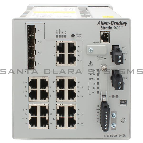 Allen Bradley 1783-HMS16TG4CGR Stratix 5400 Ethernet Swith 20 Port Product Image
