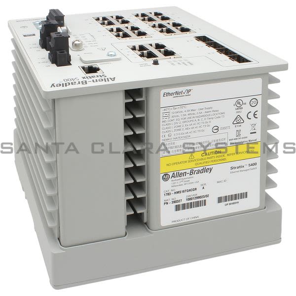 Allen Bradley 1783-HMS16TG4CGR Stratix 5400 Ethernet Swith 20 Port Product Image