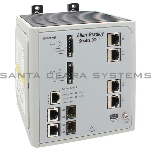 Allen Bradley 1783-MS06T  Managed Switch | Stratix 8000 Product Image