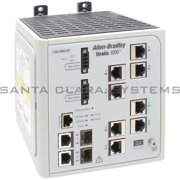 Allen Bradley 1783-RMS10T Industrial Ethernet Switch | Stratix 8000/8300 Product Image