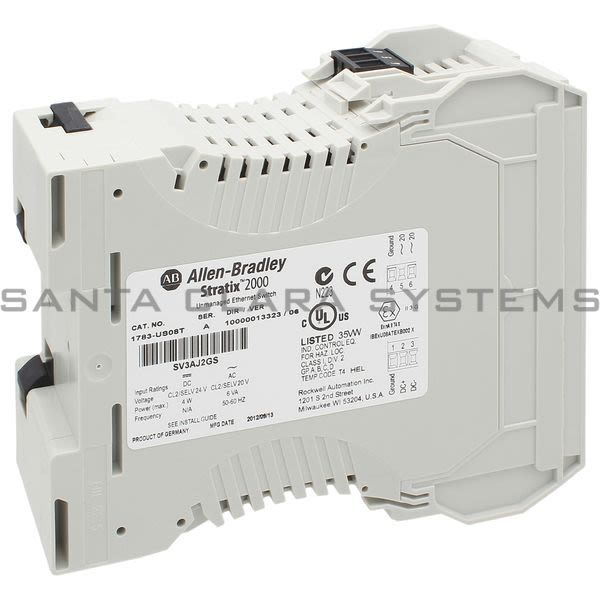 Allen Bradley 1783-US08T  Stratix 2000 Unmanaged Ethernet Switch Product Image