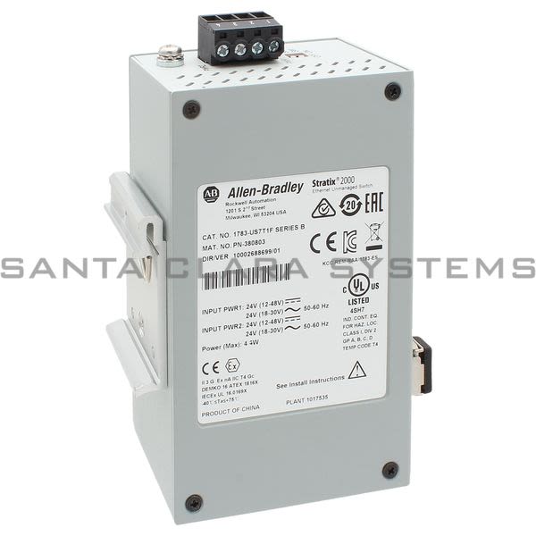 Allen Bradley 1783-US7T1F Unmanaged Switch | Stratix 2000 Product Image