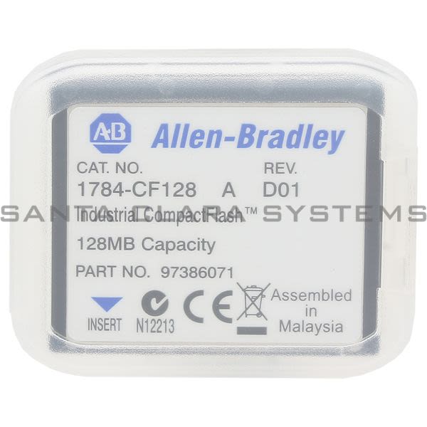 Allen Bradley 1784-CF128 128MB Industrial Compactflash Card Product Image