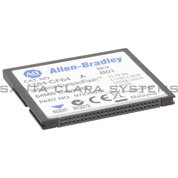 Allen Bradley 1784-CF64 Industrial Compactflash Card 64MB | 97235072 Product Image