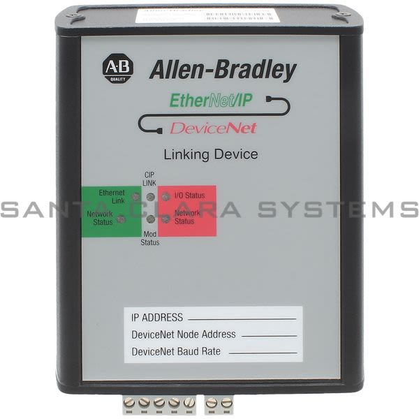Allen Bradley 1788-EN2DN Ethernet/IP to DeviceNet Linking Device Product Image