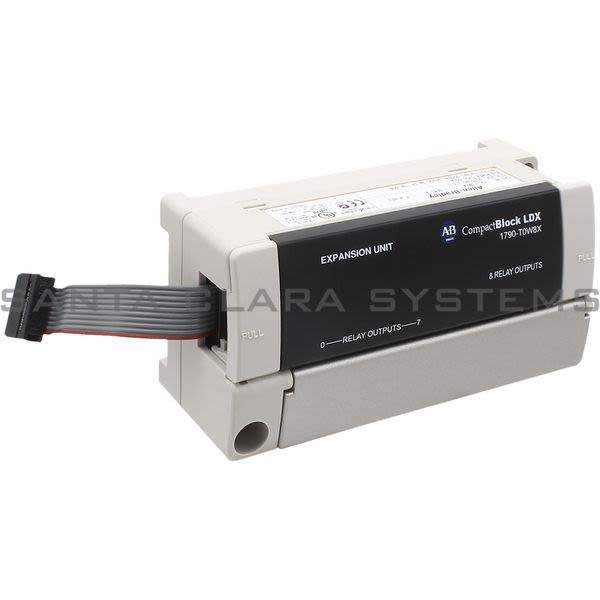 Allen Bradley 1790-T0W8X 8-RELAY Out Expansion Block | Compactblock LDX I/O Product Image