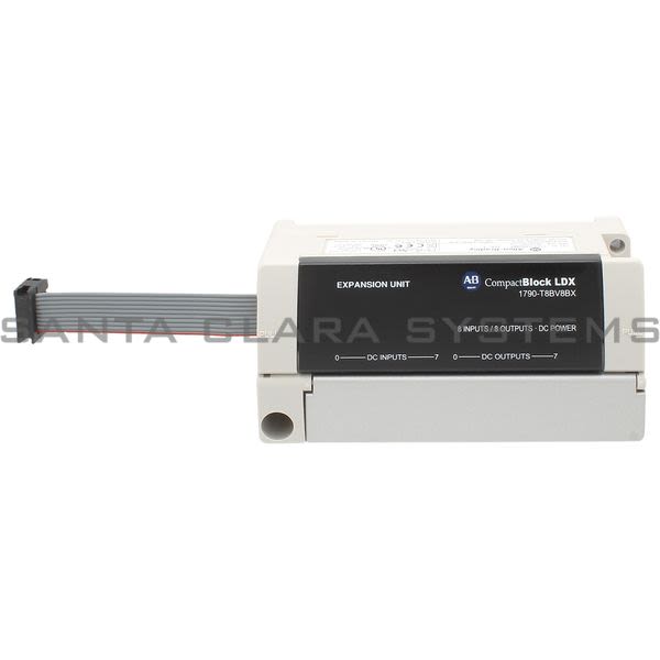 Allen Bradley 1790-T8BV8BX Expansion Block | Compact Block DeviceNet LDX I/O 8 Universal In/8 Source Out Product Image