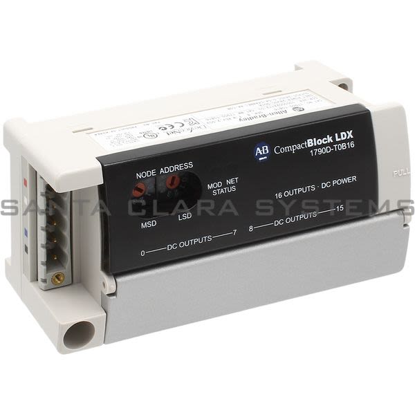 Allen Bradley 1790D-T0B16 Output Base Block | Compactblock LDX I/O Product Image