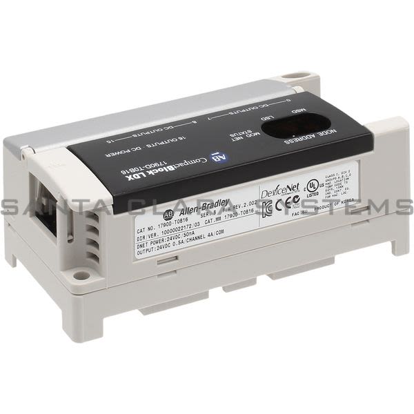 Allen Bradley 1790D-T0B16 Output Base Block | Compactblock LDX I/O Product Image