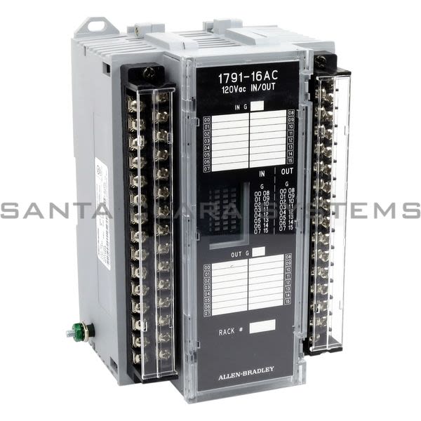 Allen Bradley 1791-16AC 16-Point Block I/O Module Product Image
