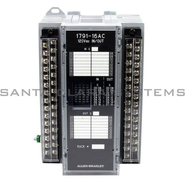 Allen Bradley 1791-16AC 16-Point Block I/O Module Product Image