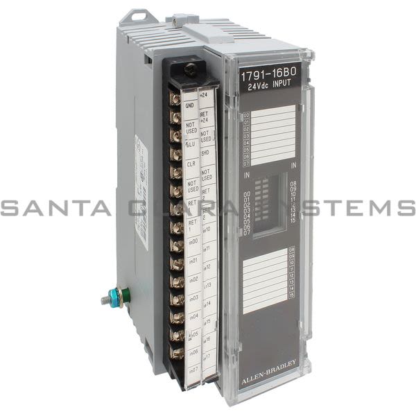Allen Bradley 1791-16B0 Input and Output Block | 16-Point I/O Product Image