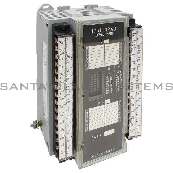 Allen Bradley 1791-32A0 Block I/O 120V AC Module (32 Input) Product Image