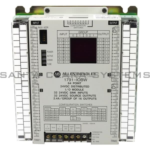 Allen Bradley 1791-IOBW Input/Output Module | Block I/O Product Image