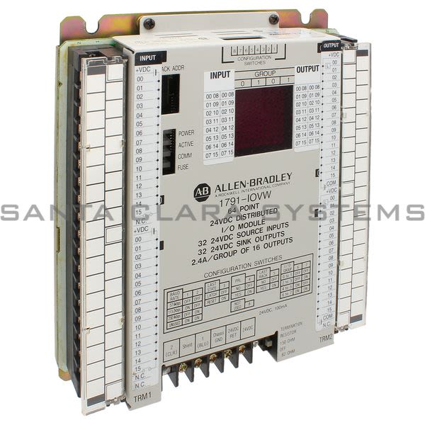 Allen Bradley 1791-IOVW Block I/O, 24V DC, 64 PT Module Product Image