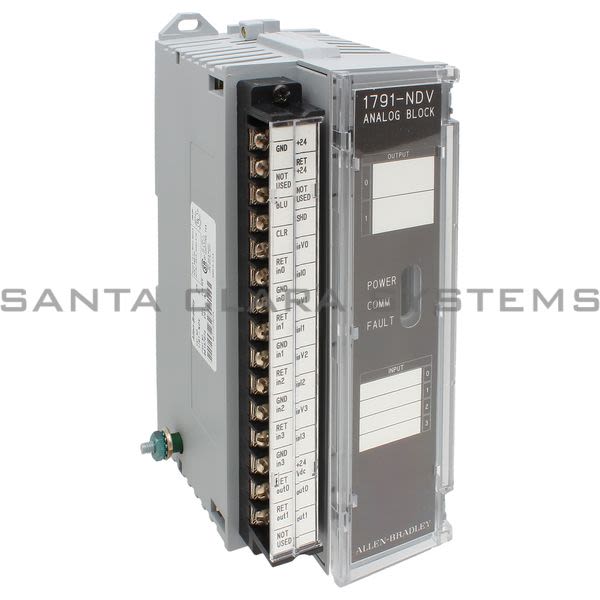 Allen Bradley 1791-NDV Block I/O, 24V DC, 6 Point Analog Module Product Image