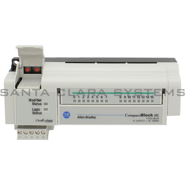 Allen Bradley 1791D-0B16P Digital DC Output Base Block | Compactblock I/O Product Image
