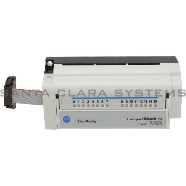 Allen Bradley 1791D-16V0X 24VDC Compactblock I/O Expansion, 16 In Source Product Image
