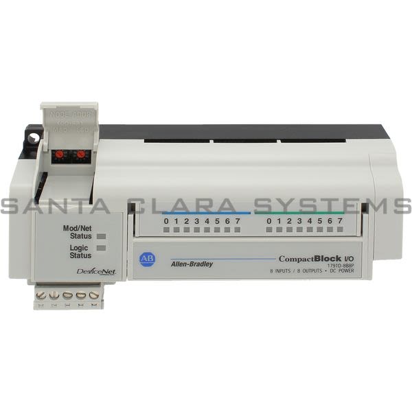 Allen Bradley 1791D-8B8P I/O Block | DeviceNet Compactblock | 97240473 Product Image