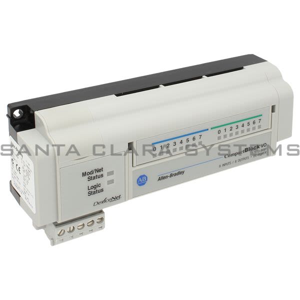 Allen Bradley 1791D-8V8P 24VDC Block I/O | Compactblock I/O Product Image