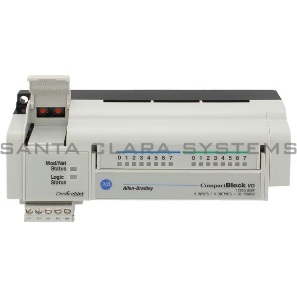 Allen Bradley 1791D-8V8P 24VDC Block I/O | Compactblock I/O Product Image