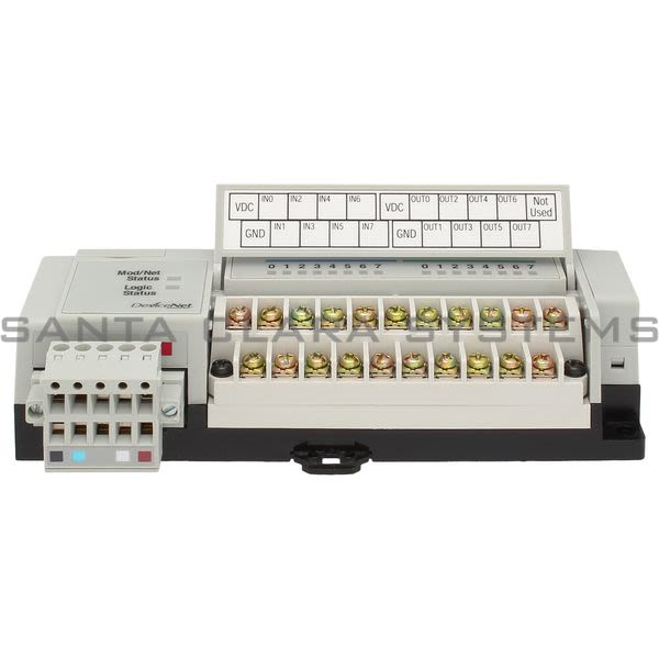 Allen Bradley 1791D-8V8P 24VDC Block I/O | Compactblock I/O Product Image