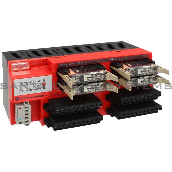 Allen Bradley 1791DS-IB4XOW4 Safety I/O Block Module | DeviceNet Compactblock Product Image