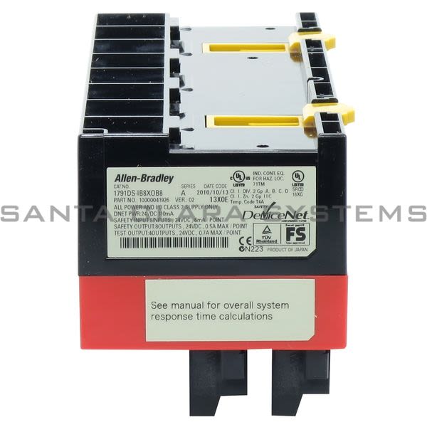 Allen Bradley 1791DS-IB8XOB8 DeviceNet Safety Compactblock Input Module Product Image