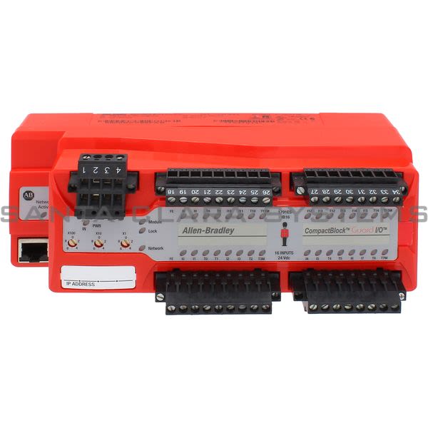 Allen Bradley 1791ES-IB16 Ethernet/IP Safety Input Module | Compactblock Product Image