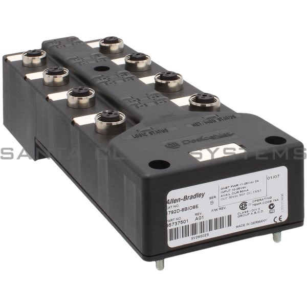 Allen Bradley 1792D-8BIO8E Input Output Block | ArmorBlock Maxum I/O Product Image
