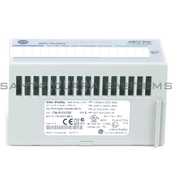 Allen Bradley 1794-IB10XOB6 Combination Module | FlexLogix I/O Product Image