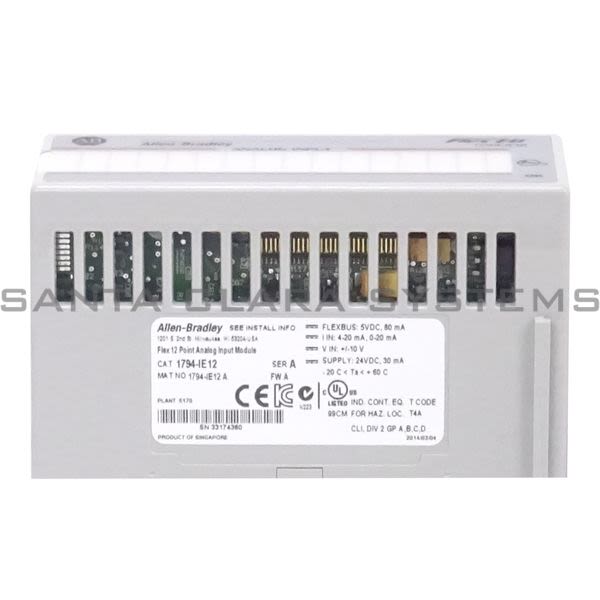Allen Bradley 1794-IE12 Analog I/O Module | FlexLogix Product Image