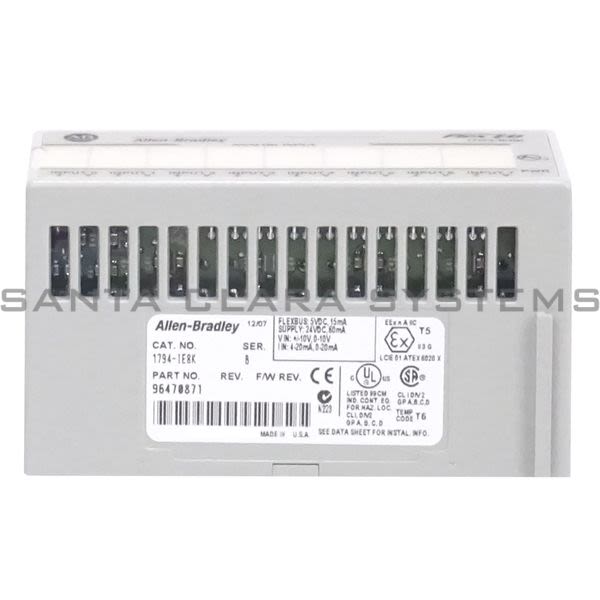 Allen Bradley FLEX I/O Analog Input Module 1794IE8K En stock y listos