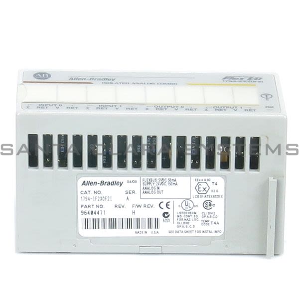 Allen Bradley 1794-IF2XOF2I Isolated Analog Combination Module | FlexLogix Product Image