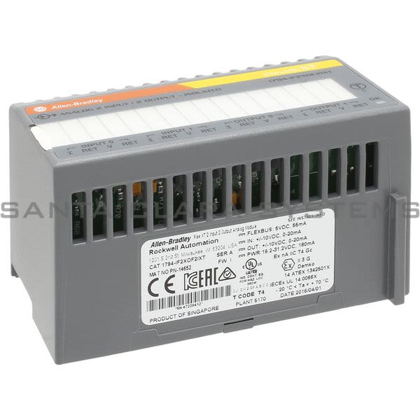 Allen Bradley 1794-IF2XOF2IXT FLEX I/O-XT Combination I/O Module Product Image