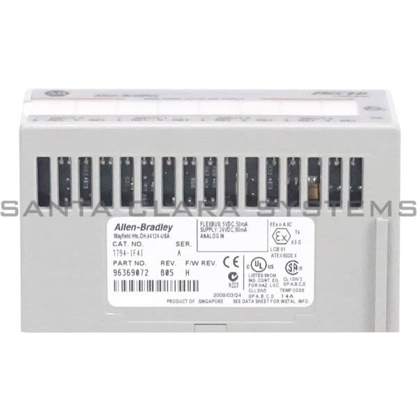 1794IF4I Allen Bradley In stock and ready to ship Santa Clara Systems