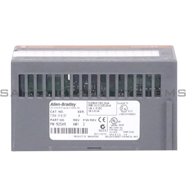 Allen Bradley 1794-IF4IXT FLEX I/O-XT Input Module Product Image
