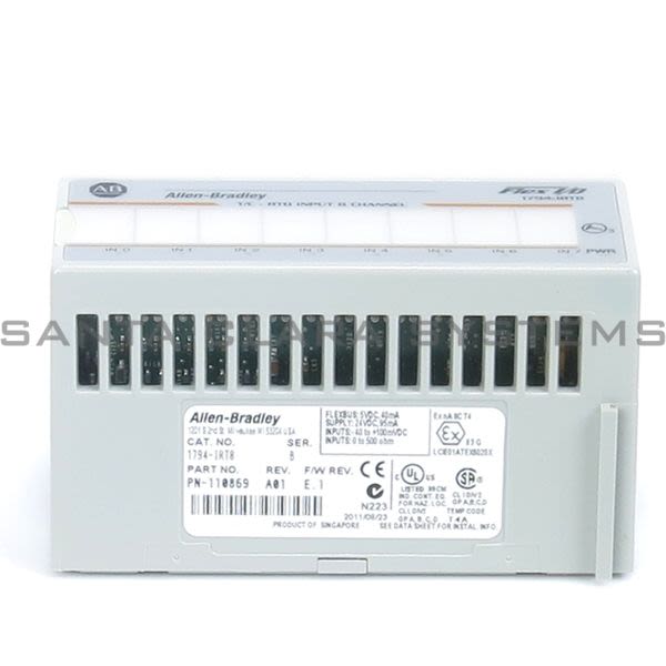 Allen Bradley 1794-IRT8 Thermocouple Input Module | FlexLogix RTD mV Product Image