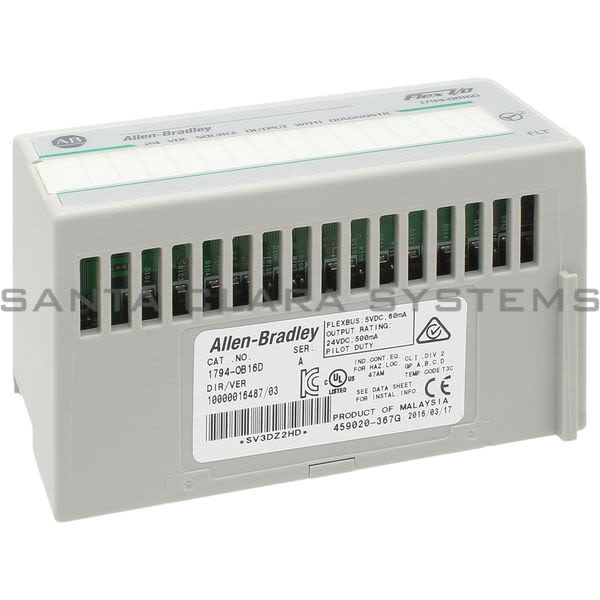 Allen Bradley 1794-OB16D Output Module | FlexLogix Product Image