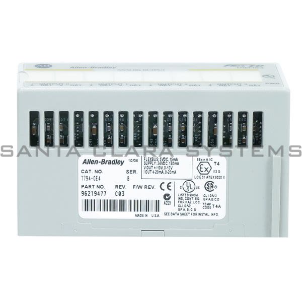 Allen Bradley 1794-OE4 Analog Output Module | FlexLogix 96219472 Product Image