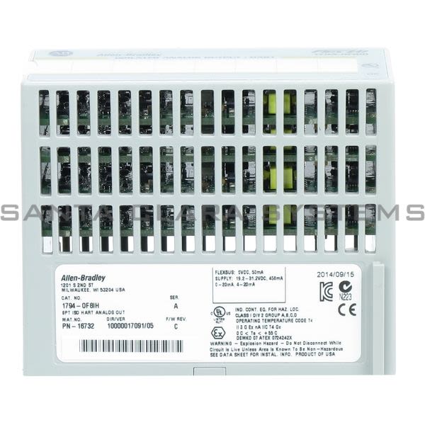 1794OF8IH Allen Bradley In stock and ready to ship Santa Clara Systems
