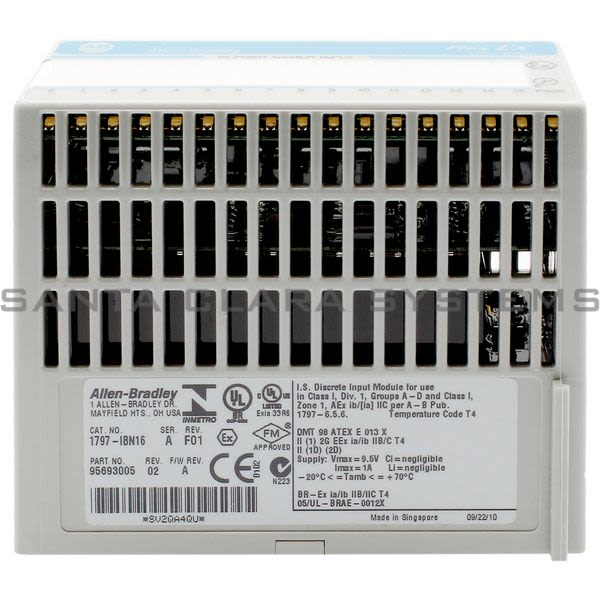 Allen Bradley 1797-IBN16 16-Point Digital Input Module | EX Namur Product Image